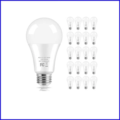 Bright 1500 Lumen LED Light Bulbs, Non-Dimmable Daylight White, 100W Equivalent - Image 1 of 4