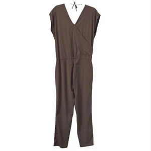 Indygena Esi Long Jumpsuit Womens Medium Muave Taupe Ripstop Gorpcore Hiking - Picture 1 of 7