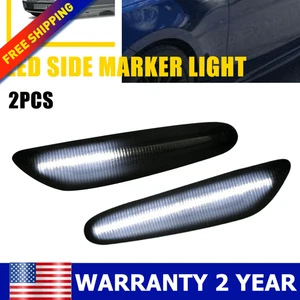 For BMW E82 E88 E46 E90 E91 E92 E93 E60 E61 E83 Smoke Flow LED Side Marker Light - Picture 1 of 13