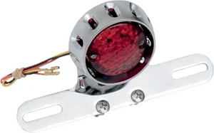DS Bobber LED Taillight With License Mount Chrome - Picture 1 of 1