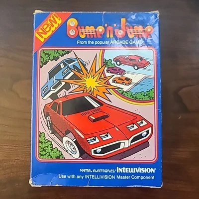 Intellivision Bump N Jump Game Complete in Box With Inserts Manual Box Tested - Image 1 of 4