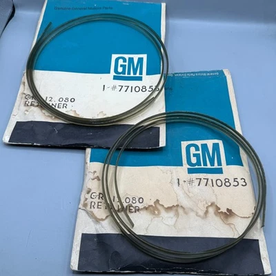 GM Chevy Buick Pontiac Olds 1967-1970 Cadillac retenedores superiores de vinilo 7710853 nuevo de stock Foto 1 de 3