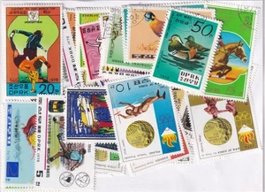 Lot Serie Sammlung 50 Briefmarken KOREA - Bild 1 von 1