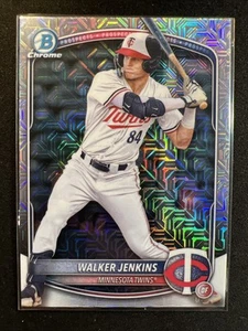 2025 Topps: Bowman Chrome-Prospect-MOJO #BCP-1 Walker Jenkins/Twins 💥🐷💥 - Imagen 1 de 2
