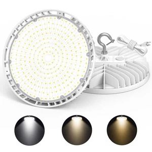 Super Bright 33600LM 240W UFO LED High Bay Light Warehouse CCT 4500K/5000K/5700K - Picture 1 of 14
