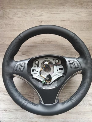 BMW Lenkrad SPORT Neu Bezogen Leder E81 E82 E83 E90 E91 E92 E93 - Bild 1 von 4