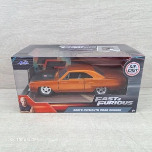 Jada Fast & Furious Dom's Plymouth Road Runner Orange 1/32 Die-Cast Model Car - Picture 1 of 10