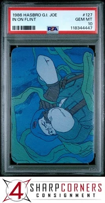 1986 HASBRO G.I. JOE #127 IN ON FLINT POP 1 PSA 10 - Image 1 of 3