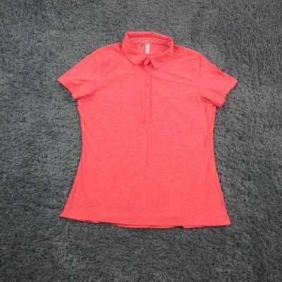 Under Armour Polo Shirt Womens Large HeatGear Fitted Short Sleeve Athletic Golf - Image 1 of 4