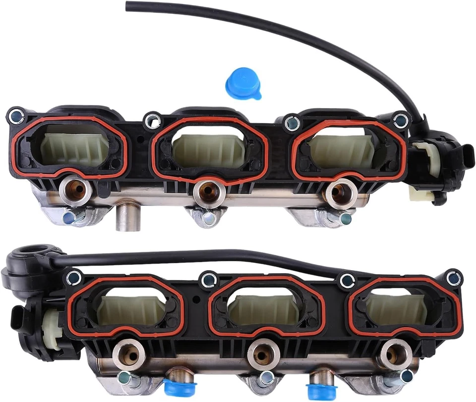 New Intake Manifold L+R Pair for 2010-2016 Audi S4 S5 A6 A7 Q5 Q7 OE#06E133109AF Foto 1 de 4