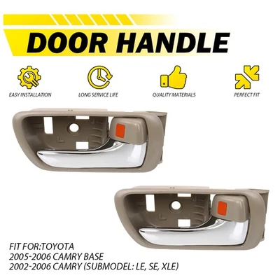Manija interior de la puerta derecha + trasera derecha para Toyota Camry 2005-06 Foto 1 de 4