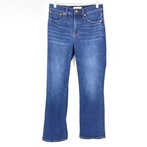 Madewell Cali Demi Boot Cut Jeans Womens Size 26 Medium Wash Stretch Denim - Picture 1 of 8