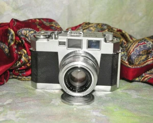 Aires 35-IIIL H obiettivo veloce corallo 45 mm F1.9 1957 telemetro funziona - Foto 1 di 10