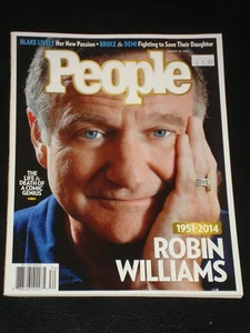 PEOPLE magazine 2014, Robin Williams Tribute, Blake Lively, Bruce Willis, RARE - Picture 1 of 1