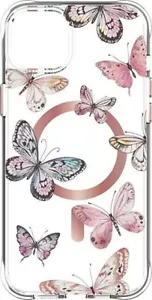KARMA by Body Glove Pink Butterflies Case w/ Magsafe for Apple iPhone 14 Plus,. - Picture 1 of 3