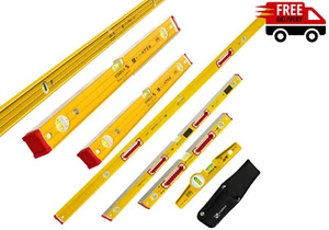 Stabila Levels 96-2 & 196-2 24",48" & 72"+ 81S Torpedo Level & Holster - Picture 1 of 7