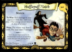 Harry Potter TCG Quidditch Cup #37 Hufflepuff Match - Picture 1 of 2