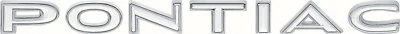 Juego de letras del panel trasero REA Pontiac para modelos Pontiac Firebird 1970-1973 Foto 1 de 4