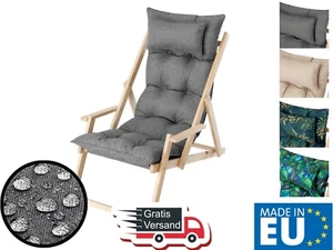 Tumbona de jardín con cómodo acolchado, ajustable, 53x101x94 cm - Imagen 1 de 45