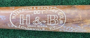 Vintage Hillerich & Bradsby Co. DC1 Wood Softball Bat Louisville KY 34” 24 oz. - Picture 1 of 10