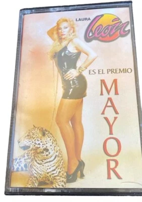 Laura León Cassette Tape Es El Premio Mayor 1995 Fonovisa Latin Pop Cumbia Foto 1 de 4