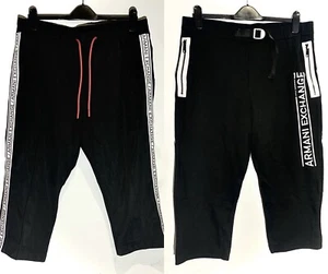 2 x Armani Exchange Men's Cropped Trousers / Joggers Size Large (US) (36UK) MINT - Picture 1 of 18