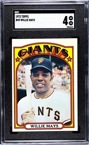 1972 Topps, #49, Willie Mays, SGC 4, anuncio reciente, ¡bonito! - Imagen 1 de 2