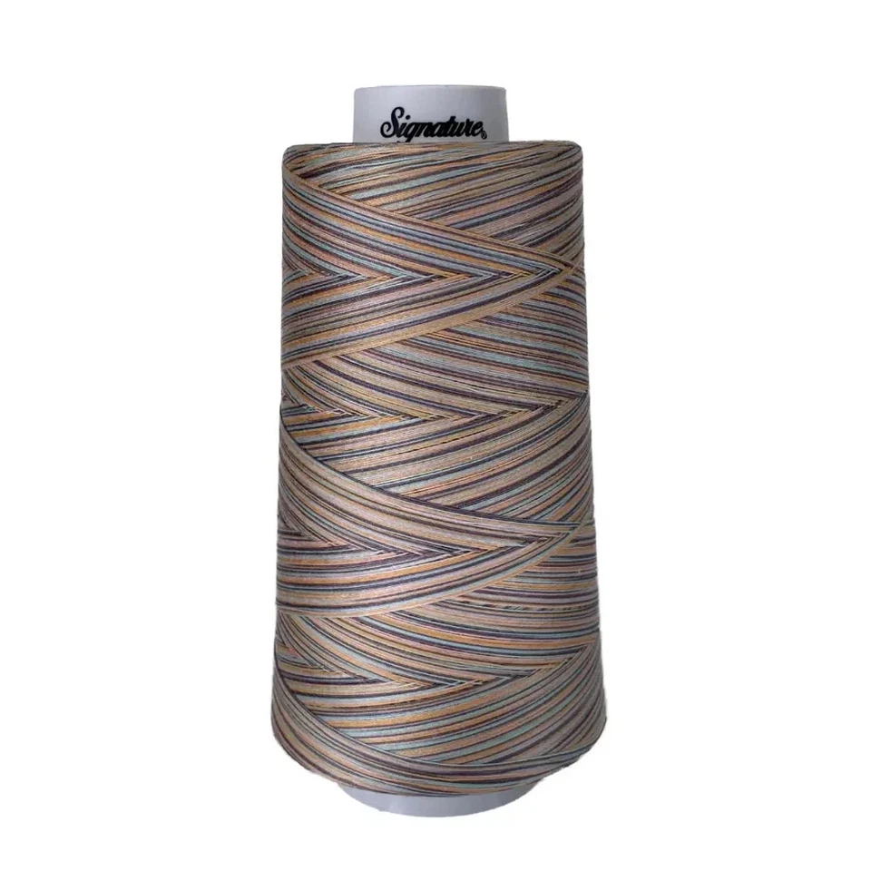 Signature Variegated 40 weight cotton thread 3000 yard cone- Early Sunset - Image 1 of 1