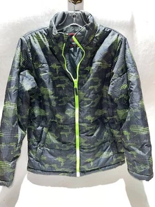 Swiss Tech Neon Camo Coat Jacket Youth Boys Size XL 14 - 16 - Picture 1 of 3