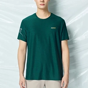 Camisetas de bádminton PGNC 25S/S para hombre ropa deportiva informal camiseta verde nuevas con etiquetas ERT-3237 - Imagen 1 de 6