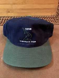 Vintage Slazenger 1998 Tiburon Cup Golf Cap Hat Adjustable New Old Stock - Picture 1 of 3