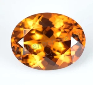 Natural Flawless Topazolite Garnet 4.15 Ct Oval AGL Certified Loose Gemstone - Picture 1 of 6