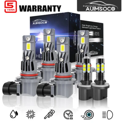 Faros LED blancos y antiniebla para Chevrolet Silverado 2500 HD 2001-2002 Foto 1 de 4