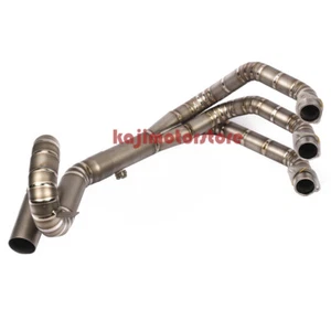 Cabezal de titanio tubo delantero de escape de motocicleta para Yamaha MT-09 FZ09 2014-2018 - Imagen 1 de 4