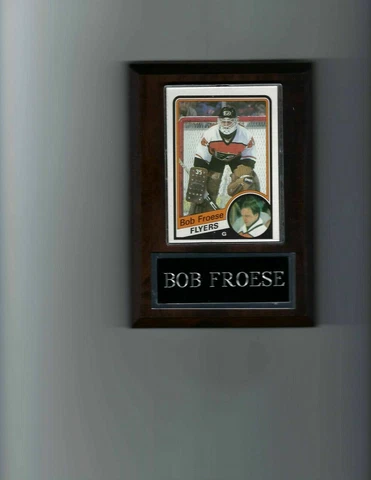 BOB FROESE PLAQUE PHILADELPHIA FLYERS HOCKEY NHL   C Cover