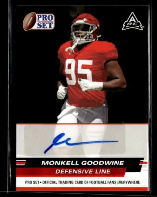 2022 Pro Set #PSA-MG2 Monkell Goodwine Auto Near Mint - Image 1 of 2
