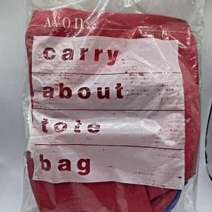 Vintage 1991 NOS Avon Carry About Tote Bag mit Kühlfach rot weiß blau - Bild 1 von 6