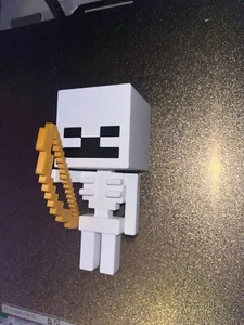 Minecraft skeleton figure just over 4 1/2 inch in size - Picture 1 of 2