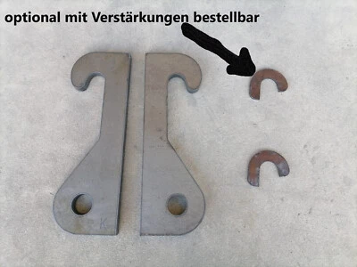 Koppelhaken Kramer 280/41/41 Anbaukonsole Brennteile Anschweißhaken - Bild 1 von 4