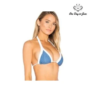 Seafolly Block Party Slide Bikini Top Size 8 - Picture 1 of 4