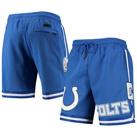 Men's Indianapolis Colts Fans 2023 Loose Workout Sports Jogging Training Shorts Cover