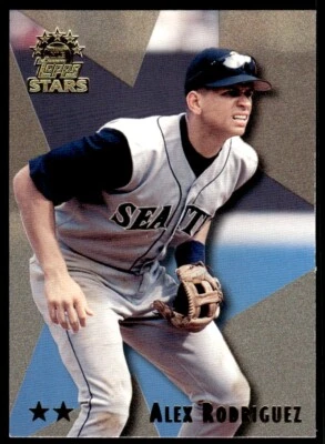 1999 Topps Stars Two Star Alex Rodriguez Seattle Mariners #10 - Image 1 of 2