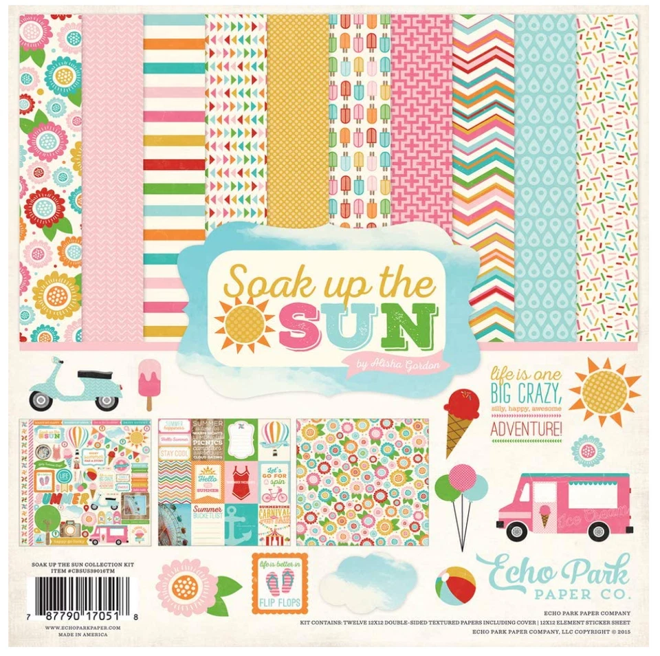 Echo Park Paper Company - Soak Up The Sun - Collection Kit - Image 1 of 1