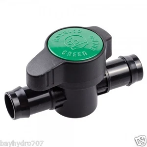 1/2" 5/8" 3/4" & 1" GREEN Back Antelco Barbed Shut Off Valves Purchase IN BULK ! - Picture 1 of 5
