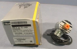 Parker PM3S5250AB6B6J Solenoid Valve 120/60V 80-125psi 11W 1/16-3/32 Orifice - Picture 1 of 11