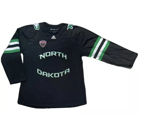 Adidas Men's Hockey Jersey Size 50 North Dakota NCHC Jersey NCAA M Sewn Cover