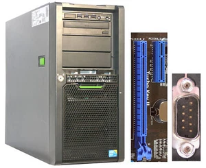 FSC Primergy TX150 S7 64-Bit Quad Core CPU 4x2400 RAID SATA 4GB RAM 250GB W42 - Picture 1 of 1