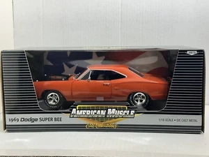 Dodge Super Bee 1969 Ertl American Muscle naranja 1:18 coche modelo fundido a presión #39 - Imagen 1 de 7