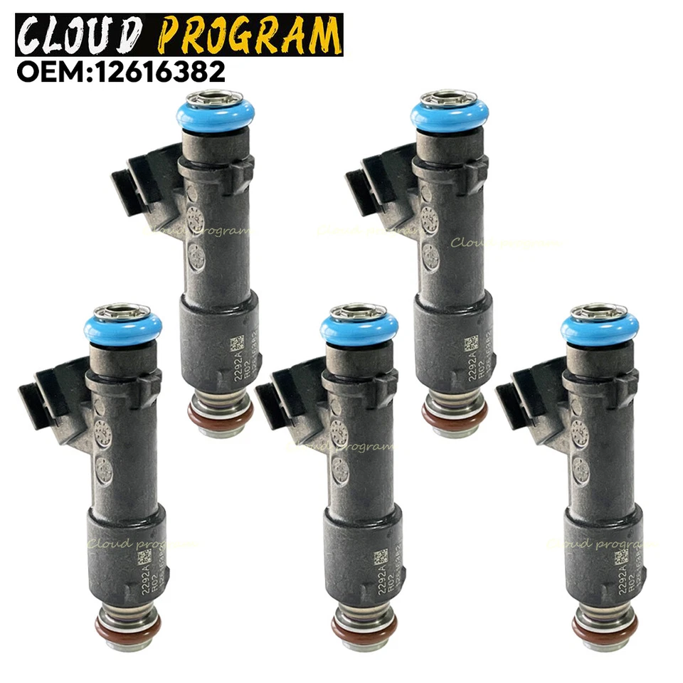5-pack of fuel injectors FOR GMC Canyon Chevrolet Colorado 2.9/3.7 12616382 Foto 1 de 4