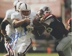 Toby Gerhart MN *Minnesota Vikings* Stanford Signed 8x10 Photo T5 COA GFA PROOF! - Picture 1 of 3